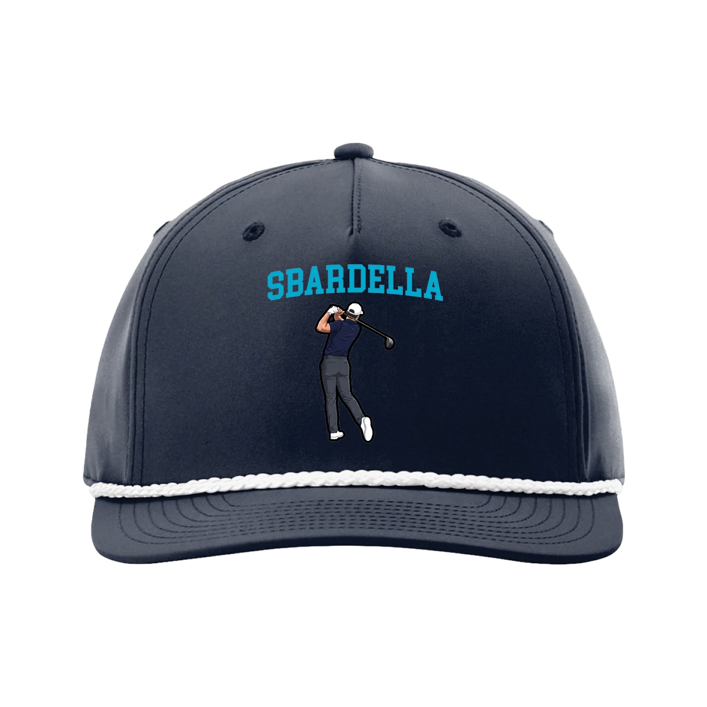 Five-Panel Classic Rope Cap — Shirsey in Navy
