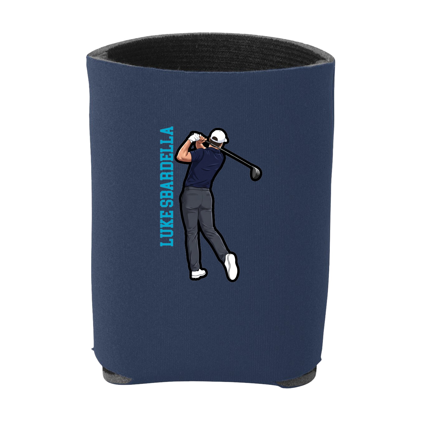 Can Holder — Name Vertical in Navy