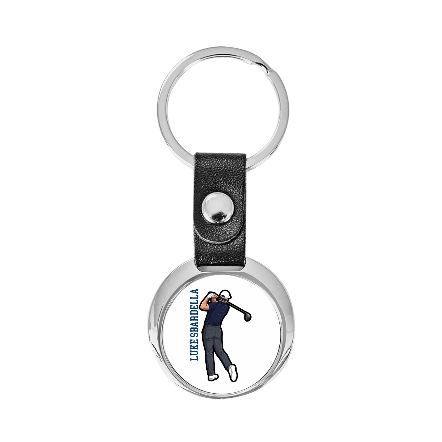 Key Chain — Name Vertical in Classic