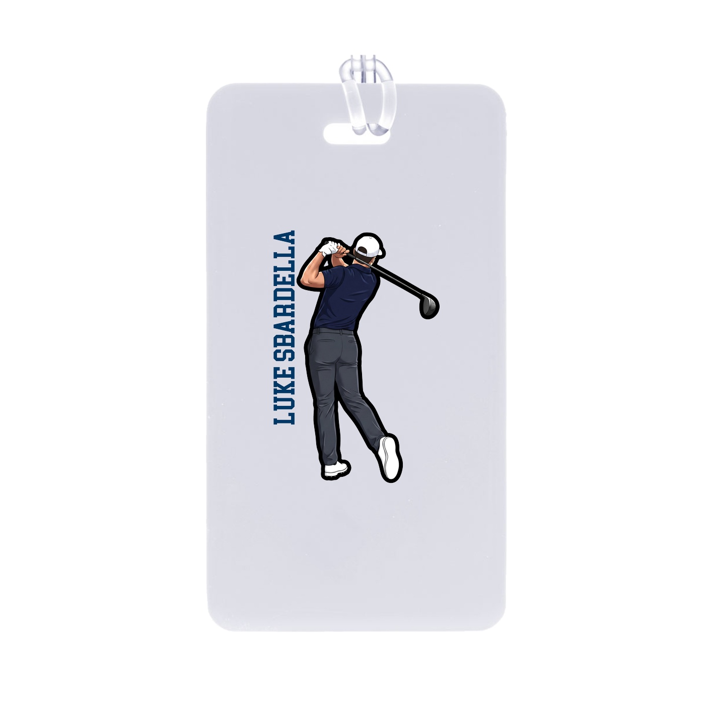 Bag Tag — Name Vertical in Classic