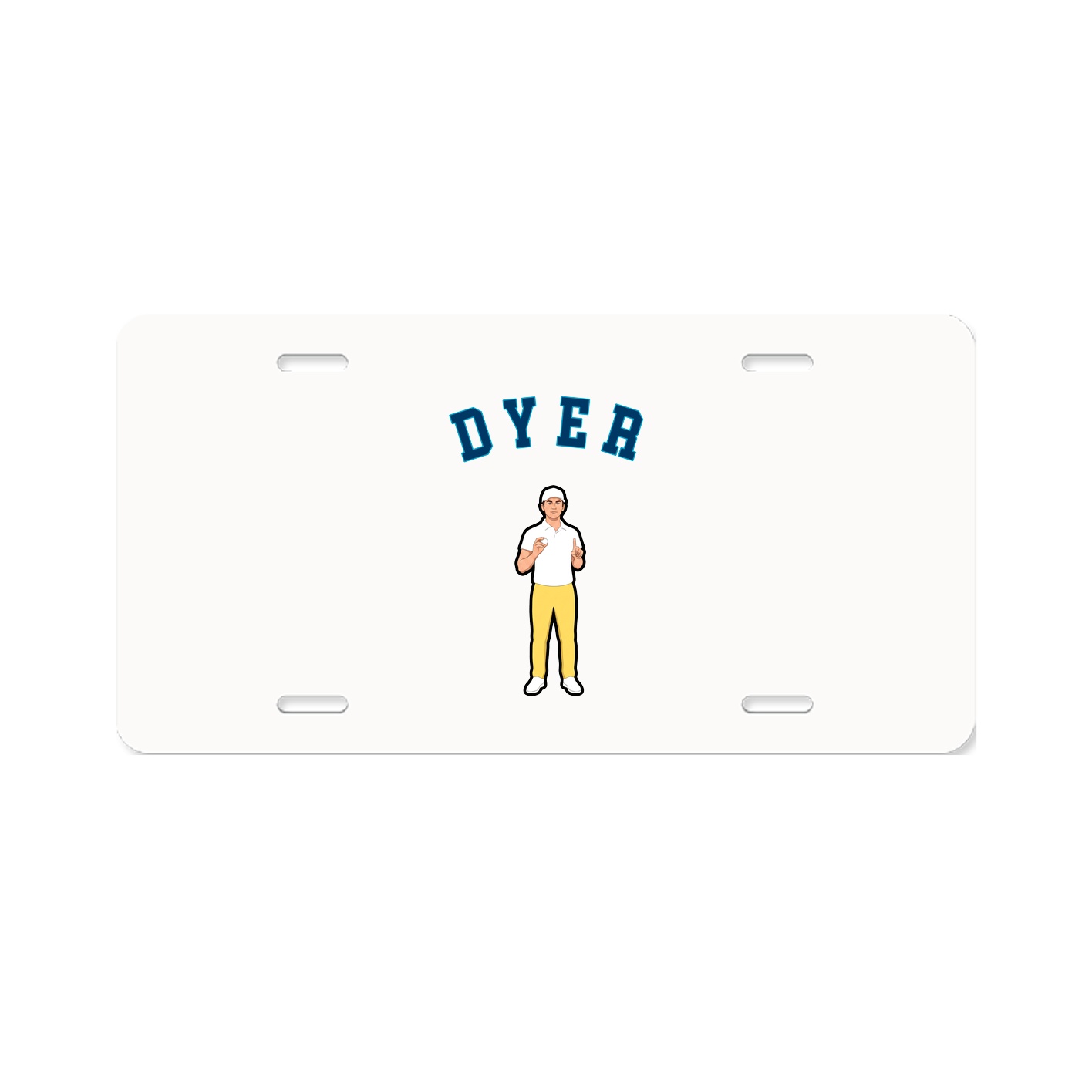 License Plate — Shirsey Arch in Classic