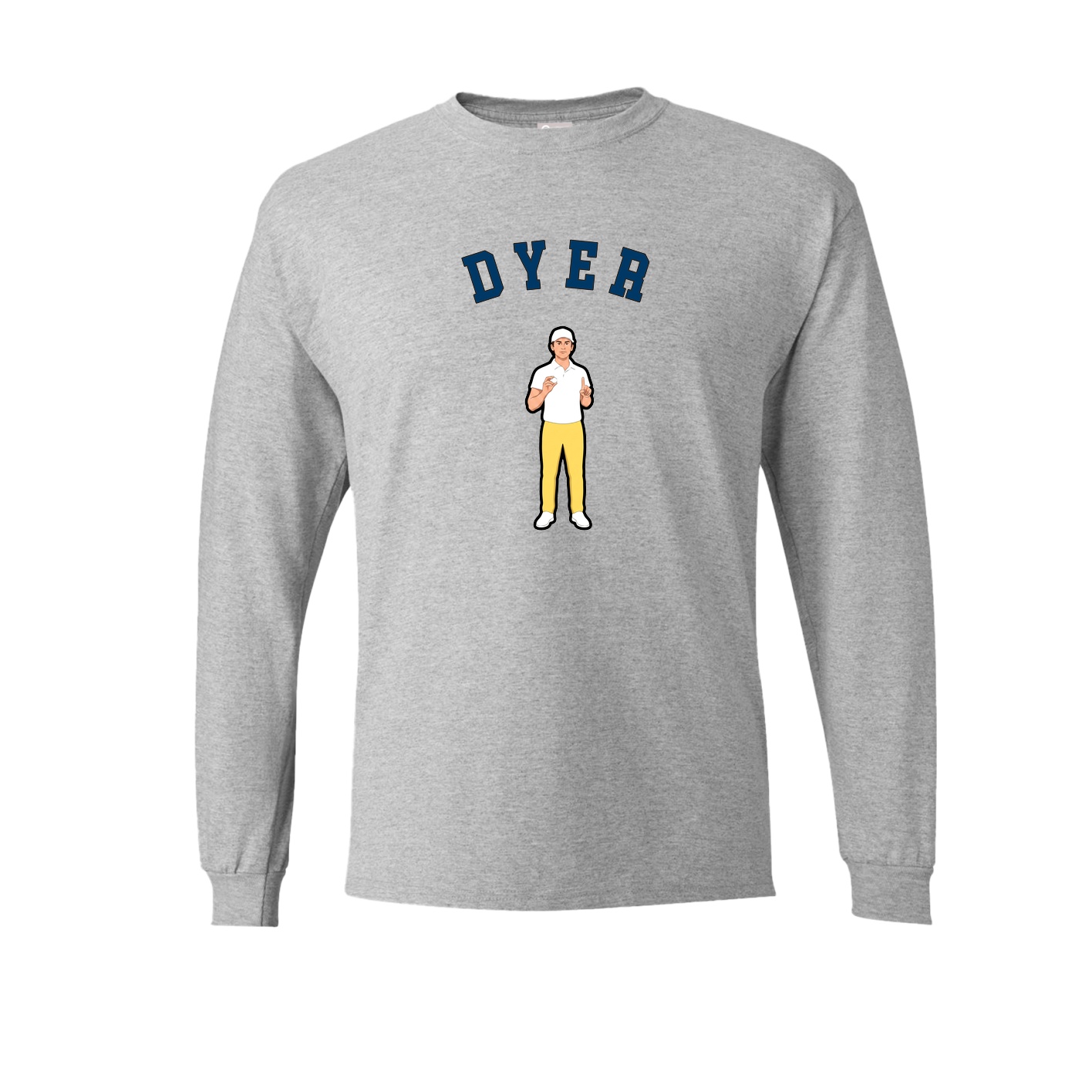 Long Sleeve Tee — Shirsey Arch in Grey