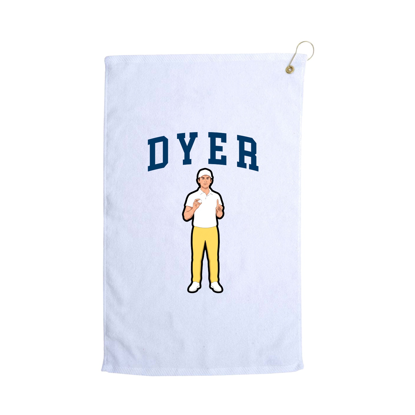 Golf Towel — Shirsey in White