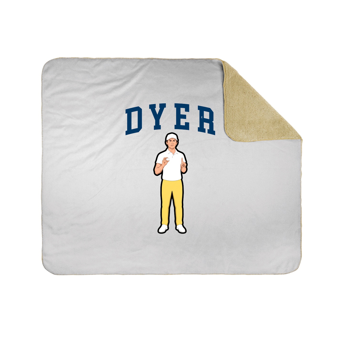 Throw Blanket — Shirsey in White