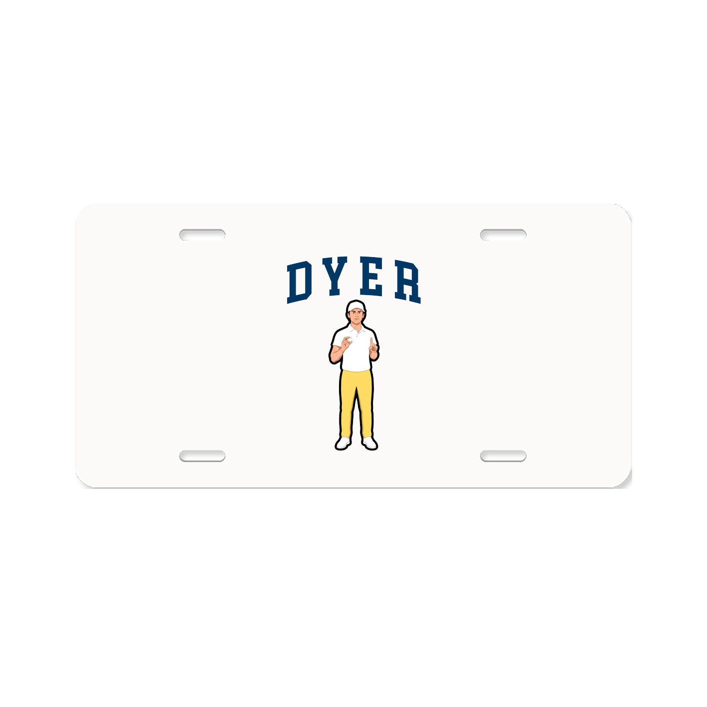 License Plate — Shirsey in Classic