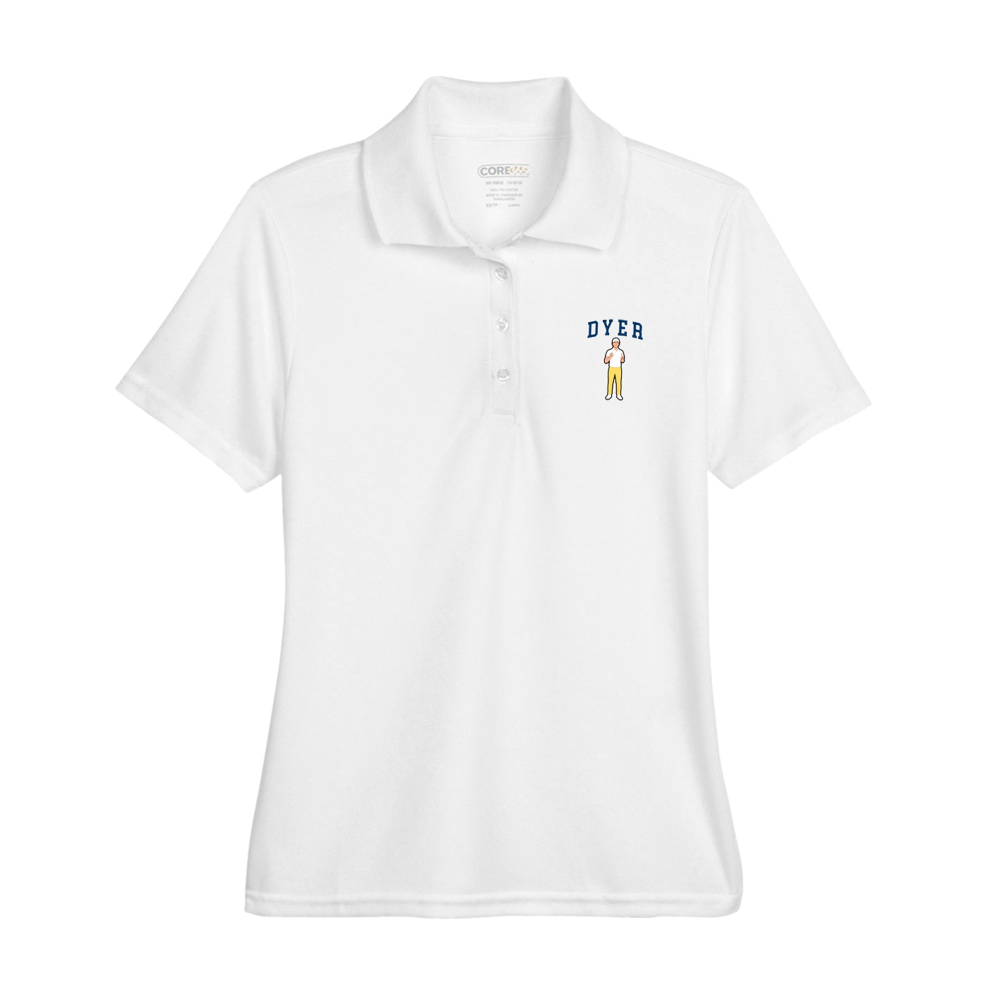 Womens Performance Polo — Shirsey in White