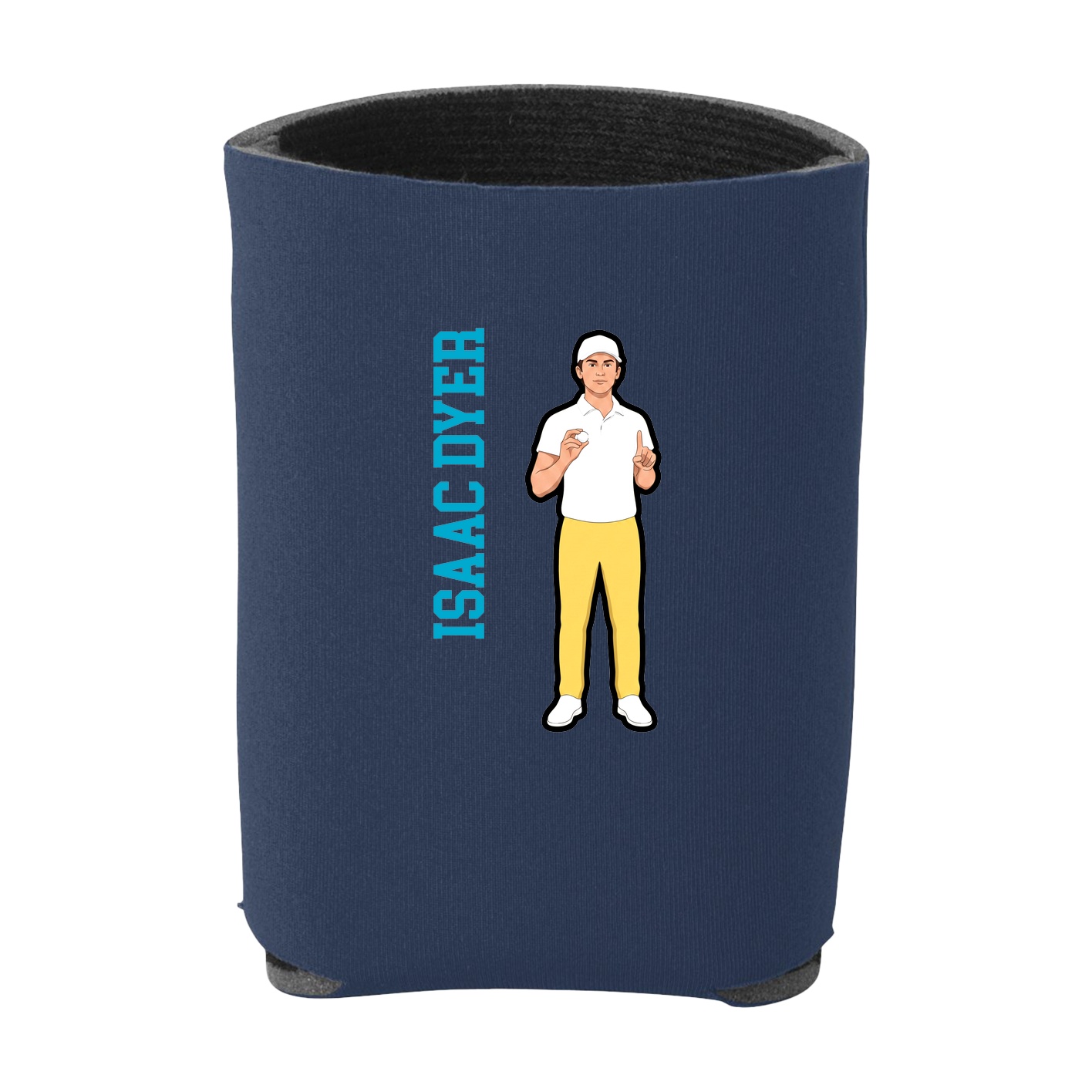Can Holder — Name Vertical in Navy