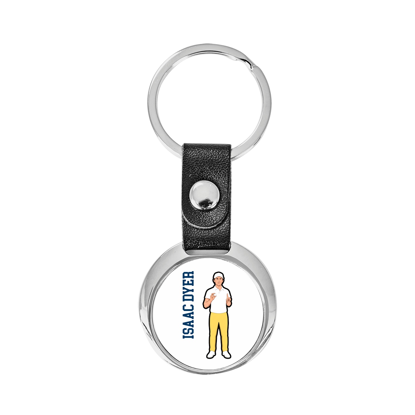 Key Chain — Name Vertical in Classic