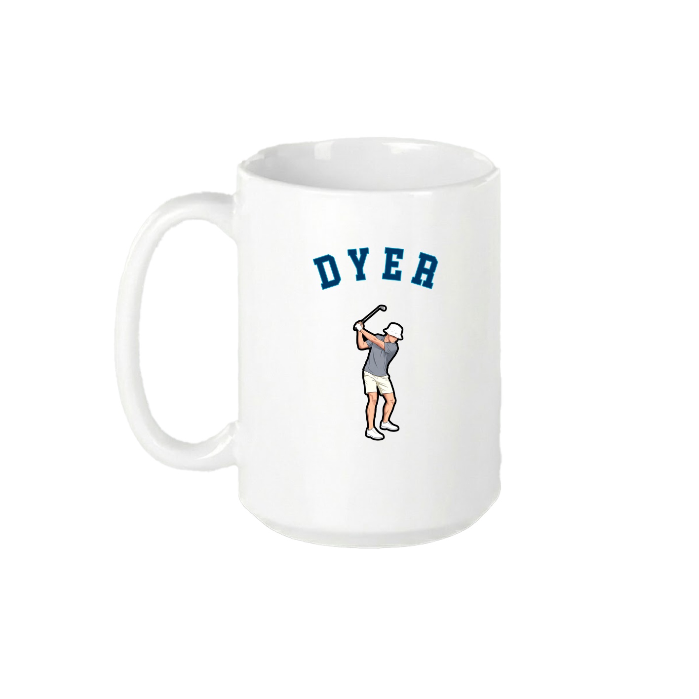 15oz Coffee Mug — Shirsey Arch in White