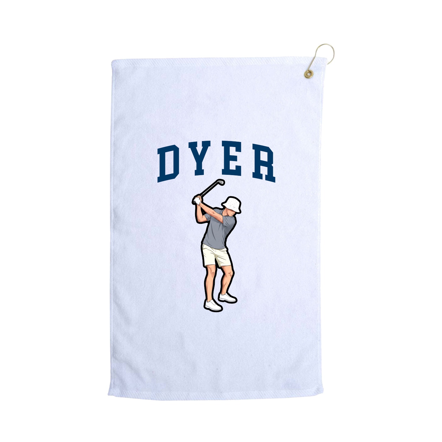 Golf Towel — Shirsey in White