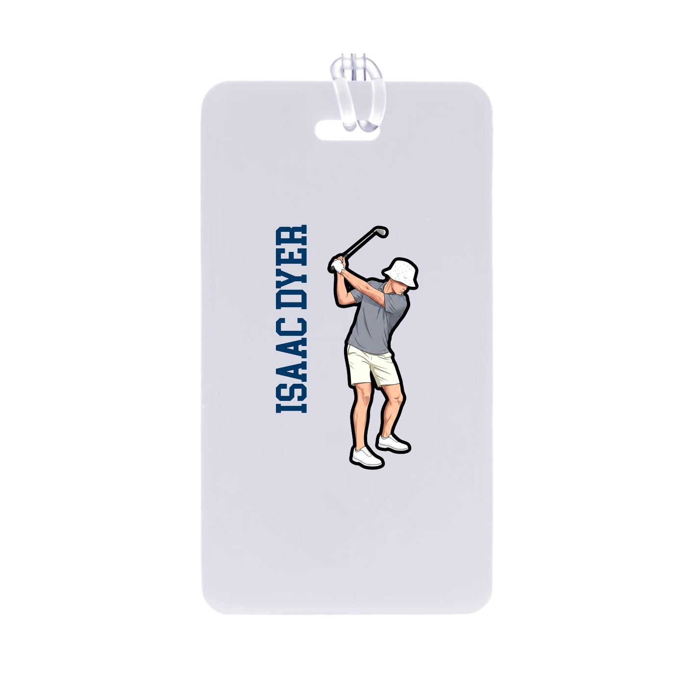 Bag Tag — Name Vertical in Classic