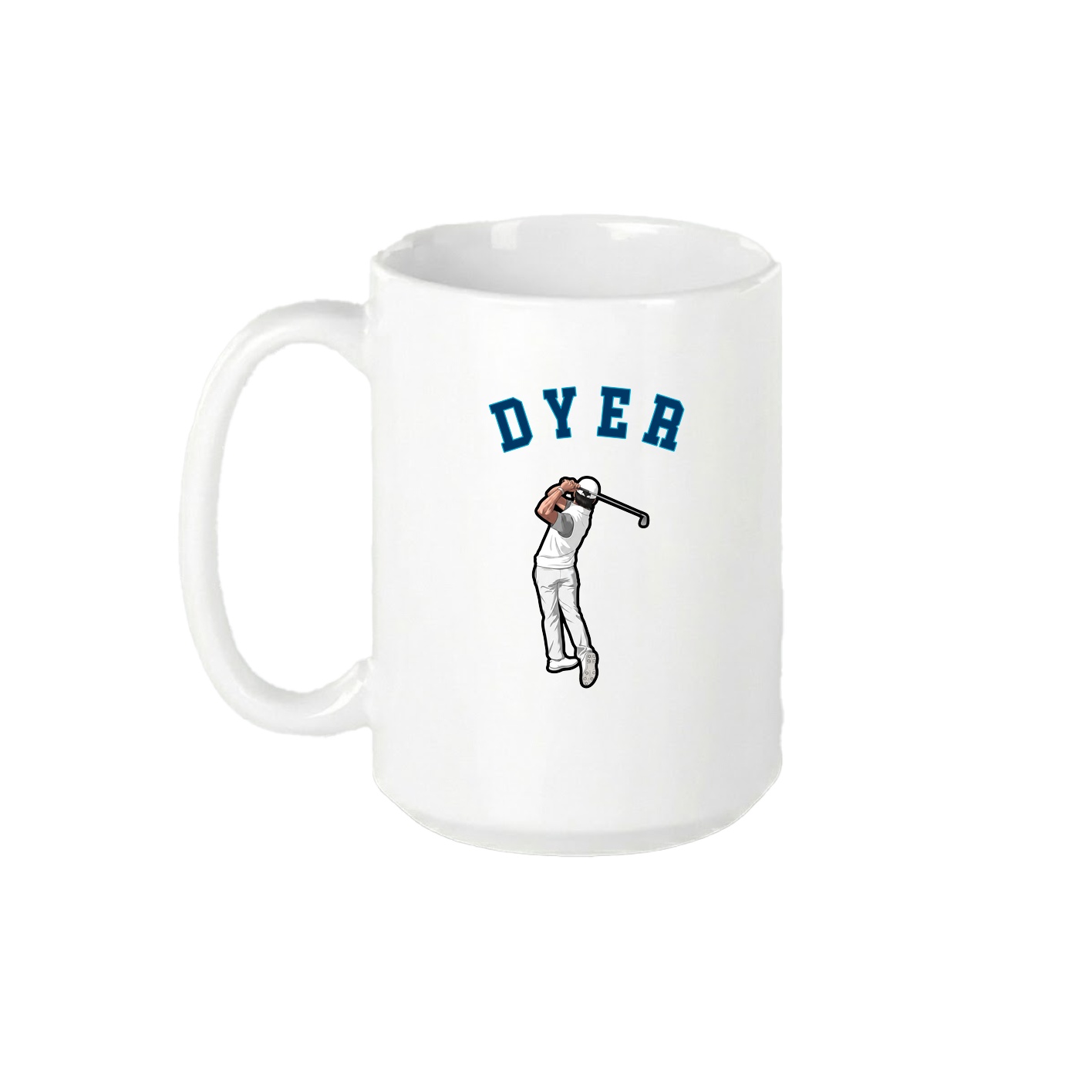 15oz Coffee Mug — Shirsey Arch in White