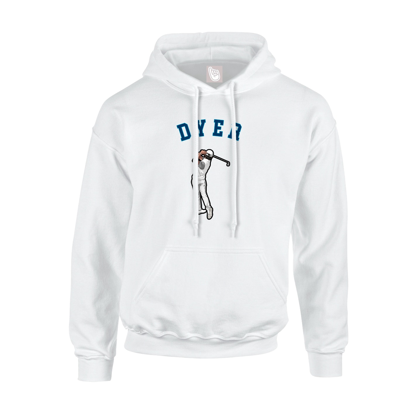 Hoodie — Shirsey Arch in White