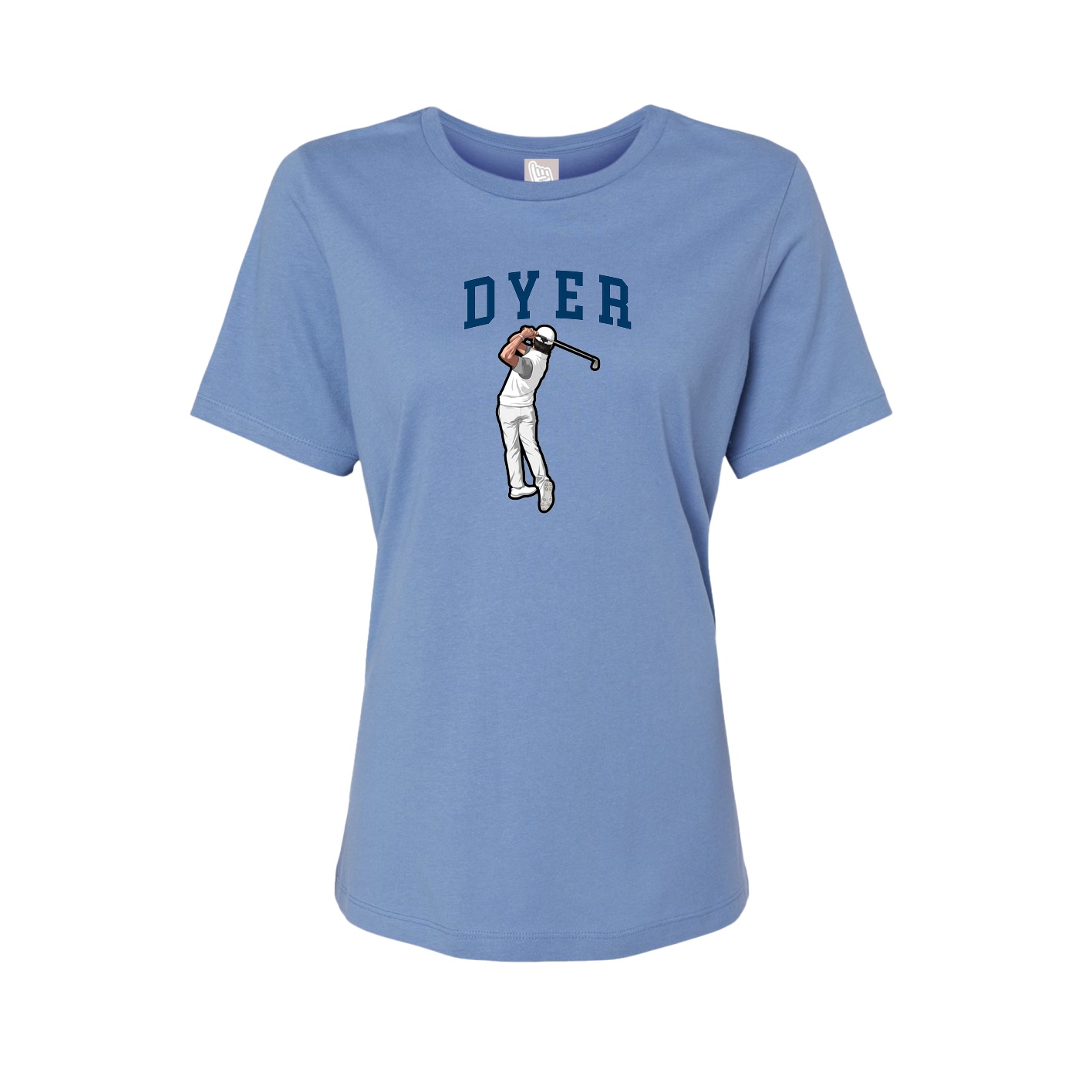 Fitted Women's Tee — Shirsey in Powder Blue