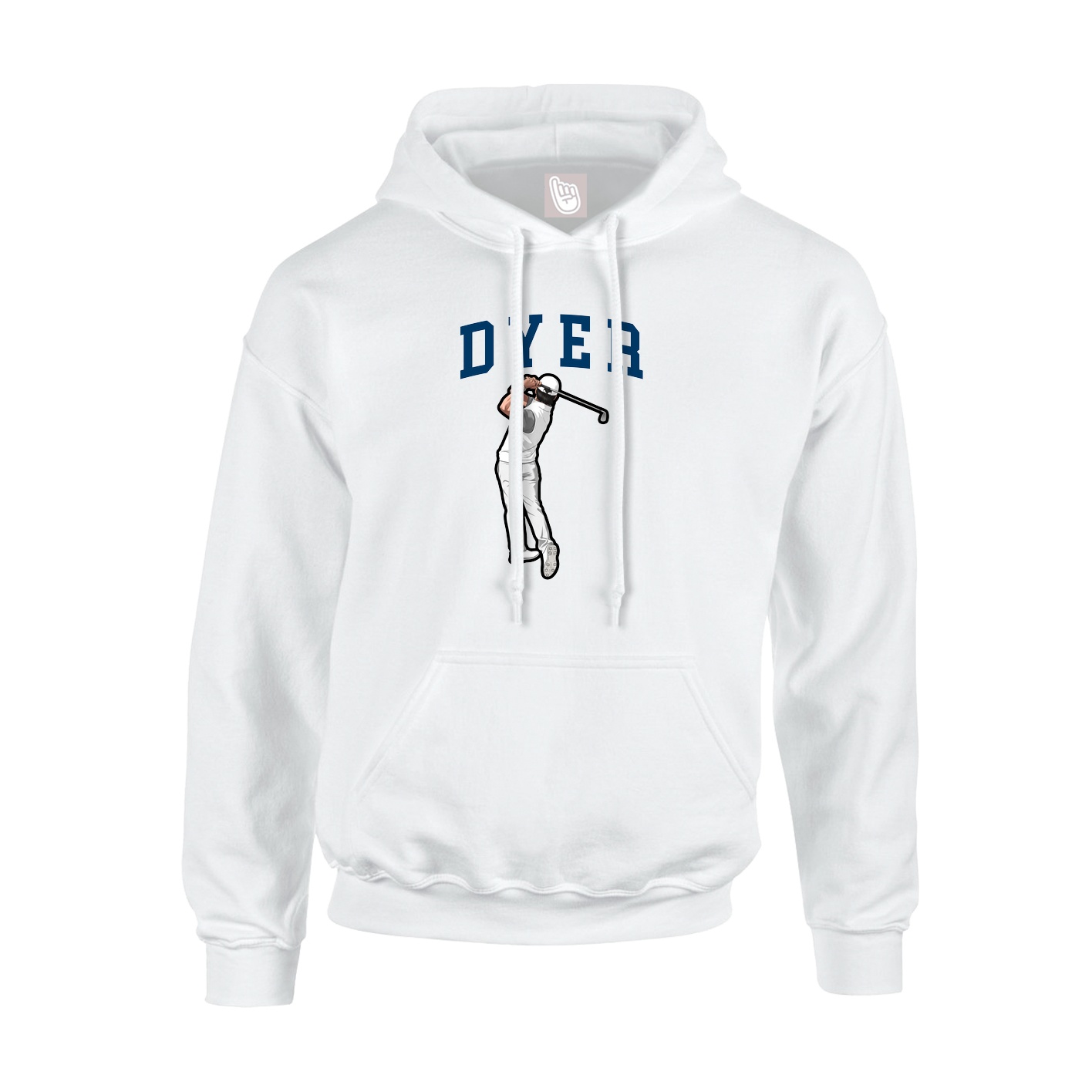 Hoodie — Shirsey in White