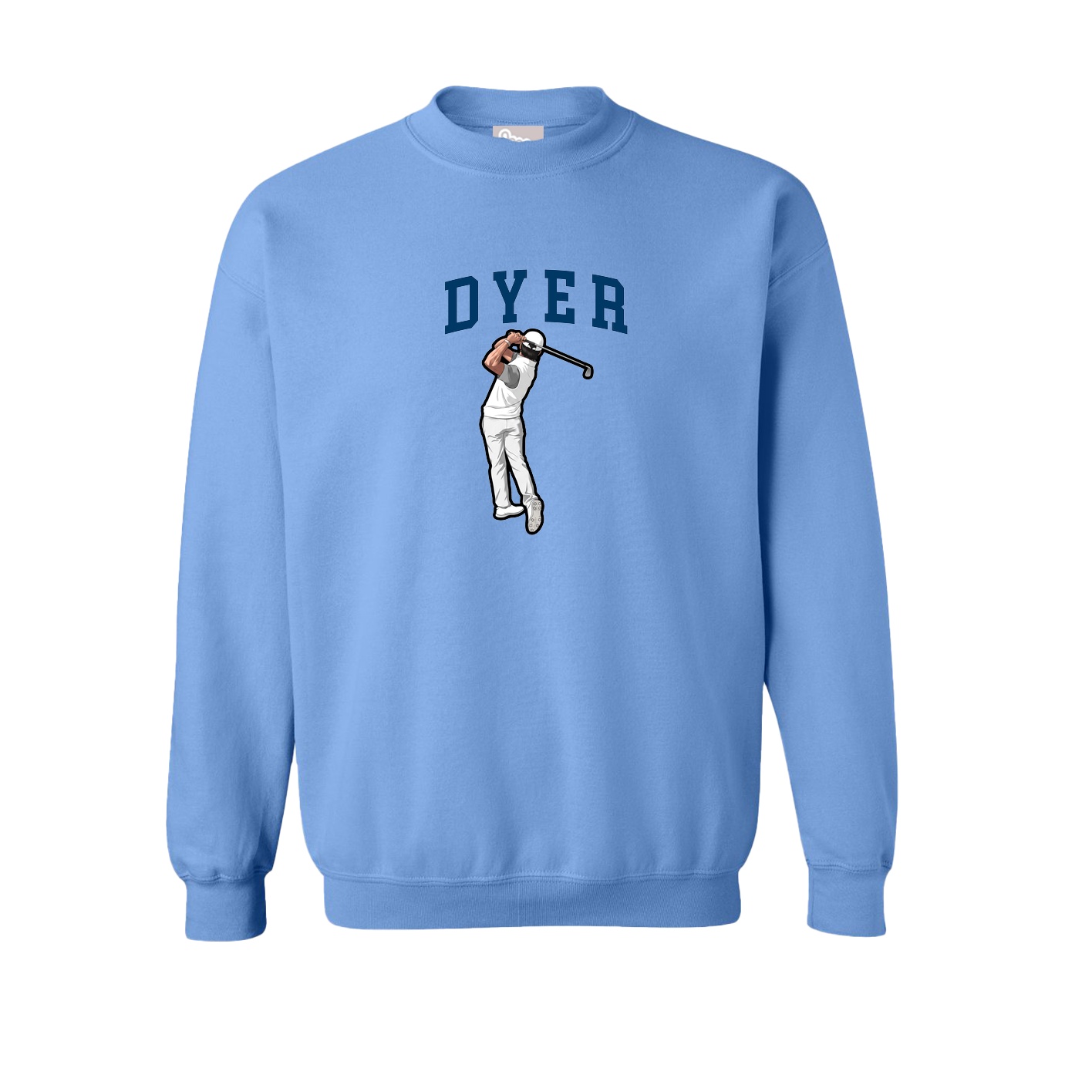 Fleece Crew — Shirsey in Powder Blue