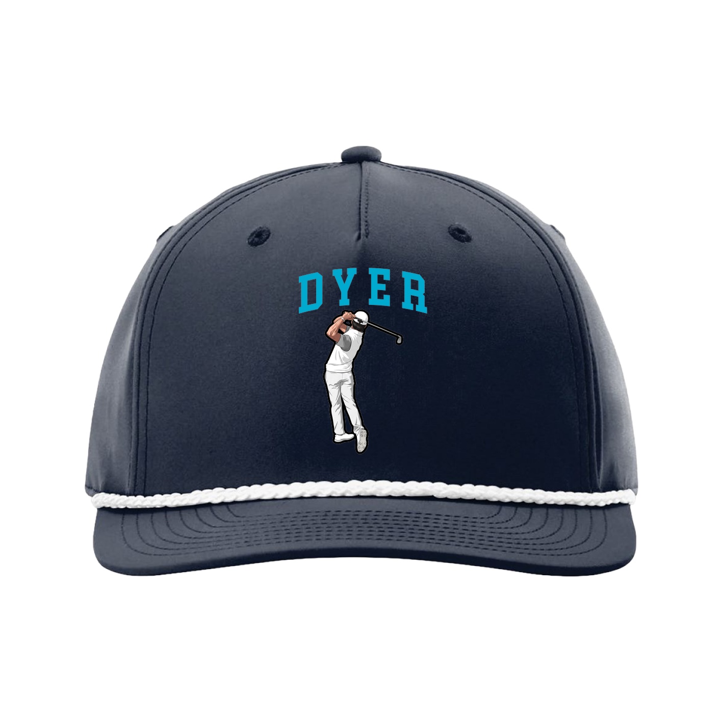 Five-Panel Classic Rope Cap — Shirsey in Navy