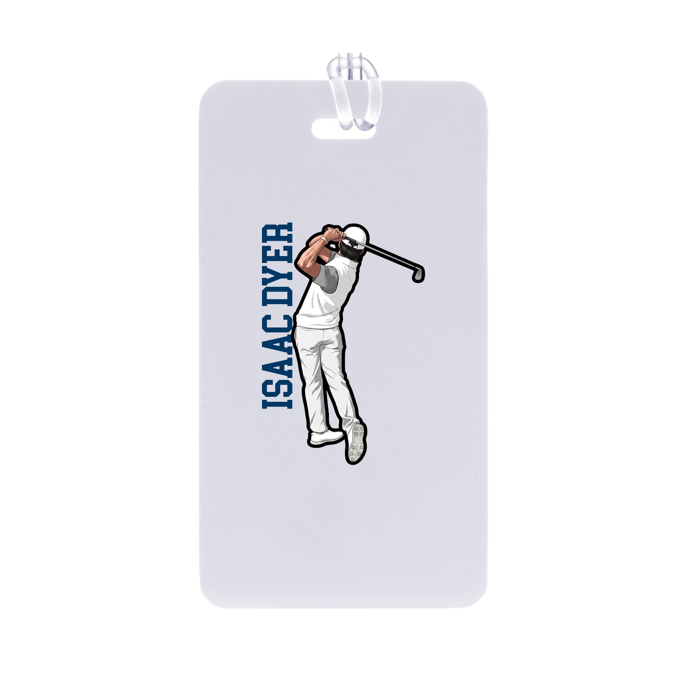 Bag Tag — Name Vertical in Classic