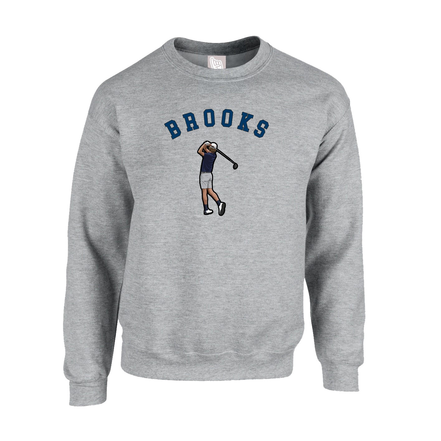 Fleece Crew — Shirsey Arch in Grey