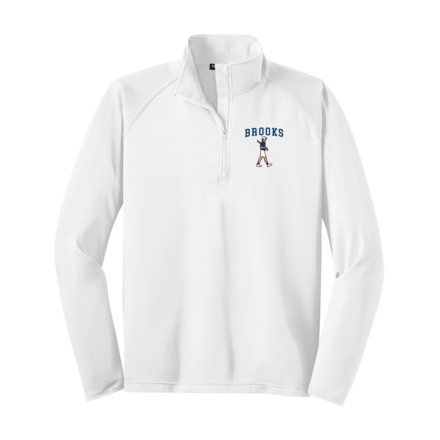 Q-Zip Pullover — Shirsey in White