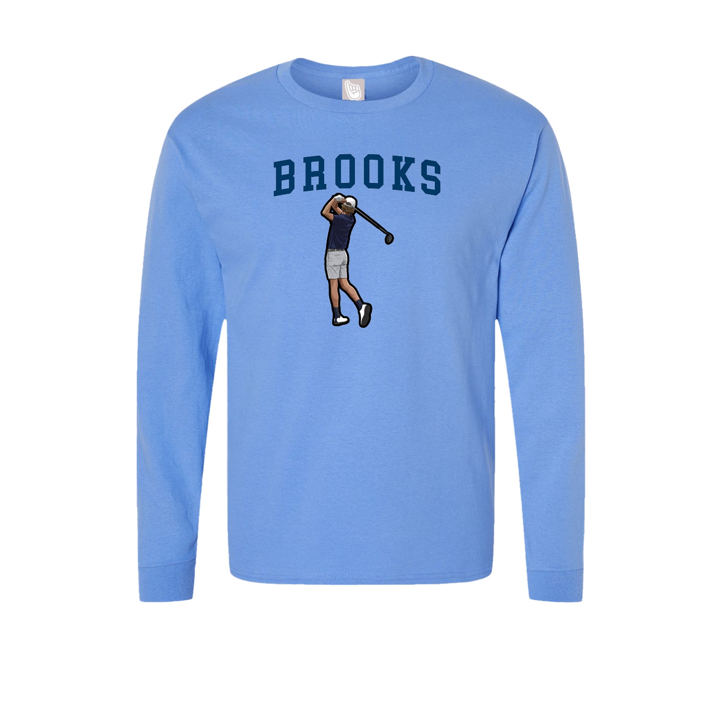 Long Sleeve Tee — Shirsey in Powder Blue