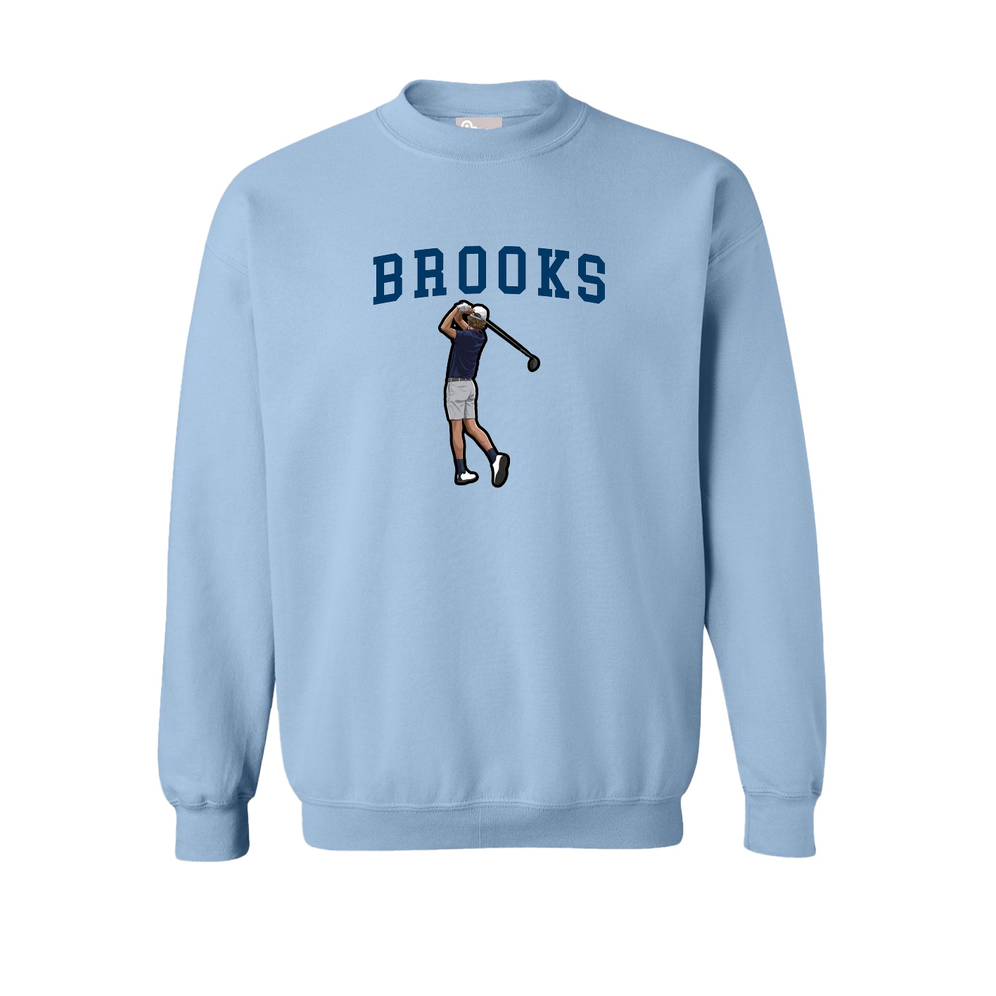 Fleece Crew — Shirsey in Light Blue