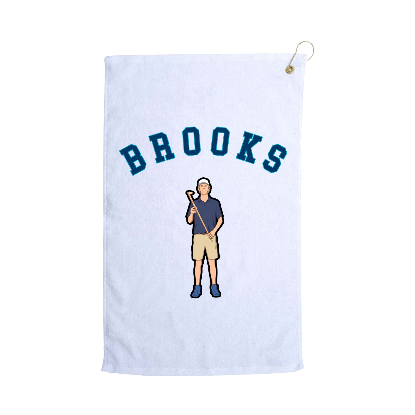 Golf Towel — Shirsey Arch in White