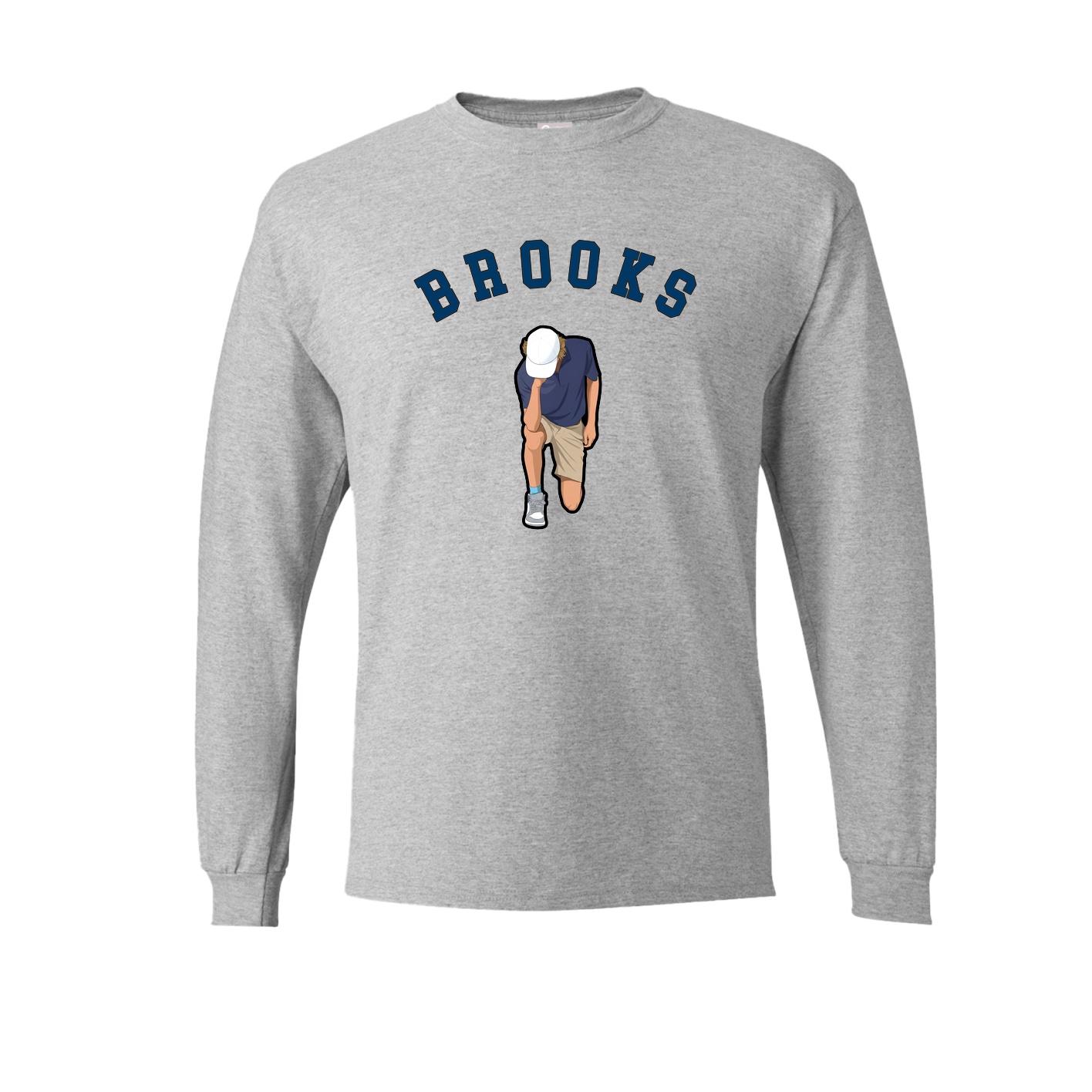 Long Sleeve Tee — Shirsey Arch in Grey