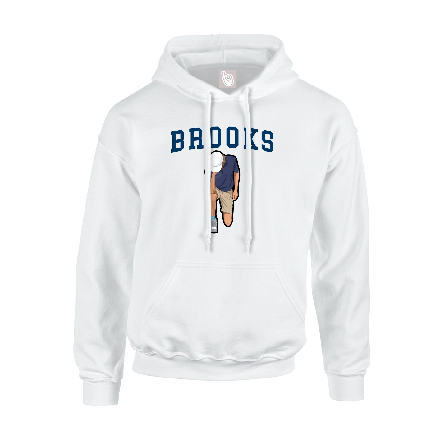 Hoodie — Shirsey in White