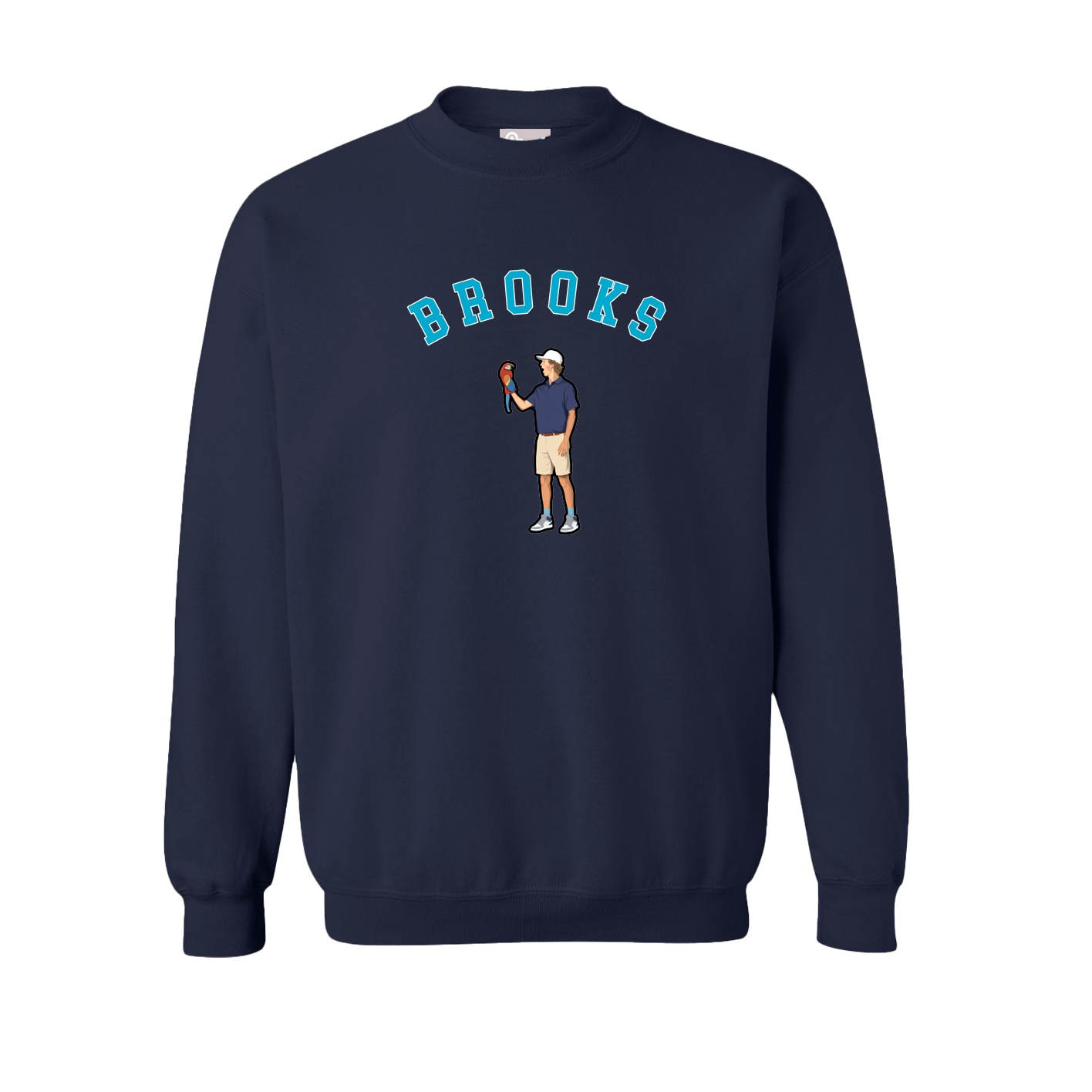 Fleece Crew — Shirsey Arch in Navy
