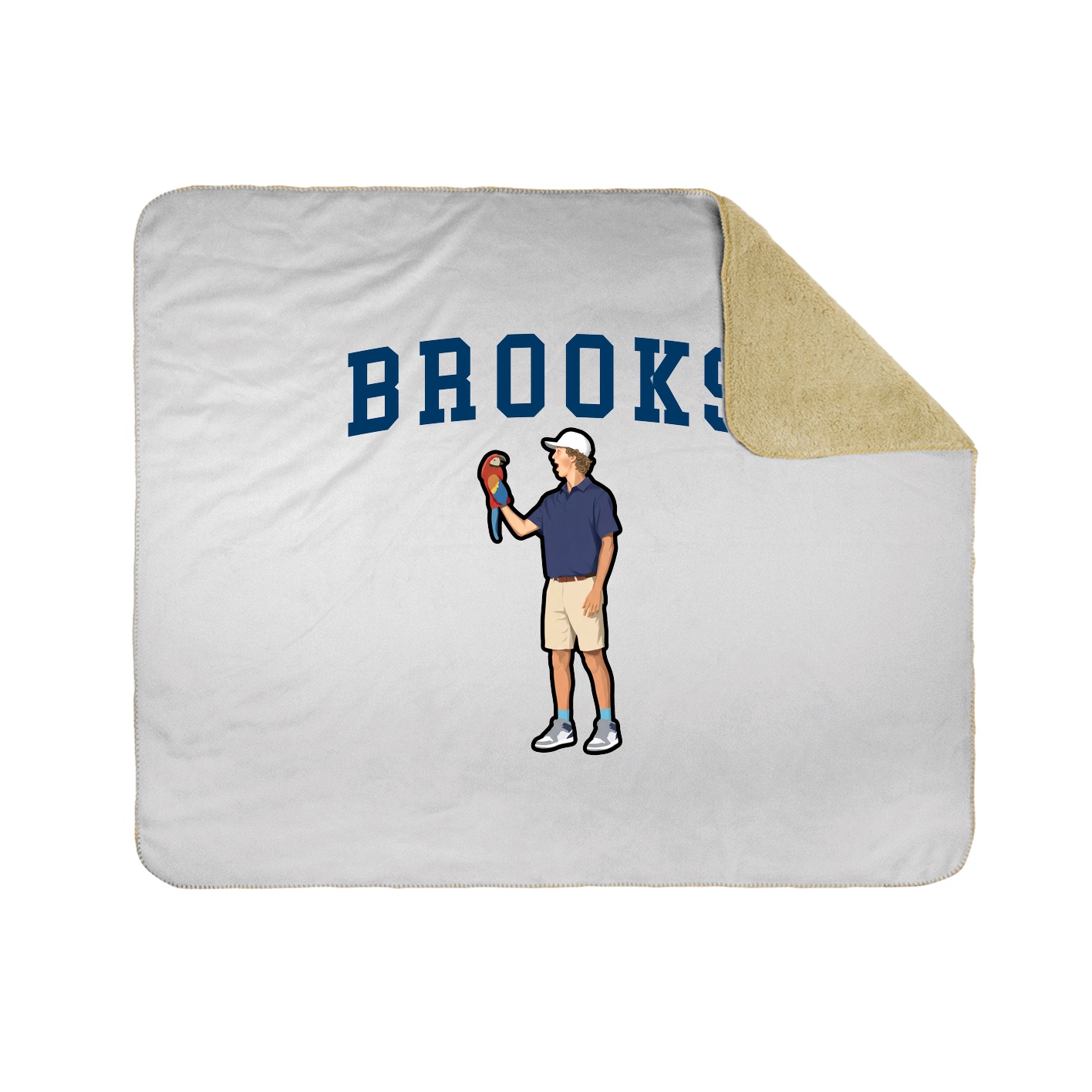 Throw Blanket — Shirsey in White