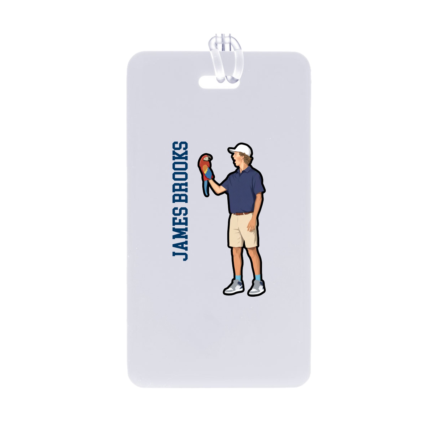 Bag Tag — Name Vertical in Classic