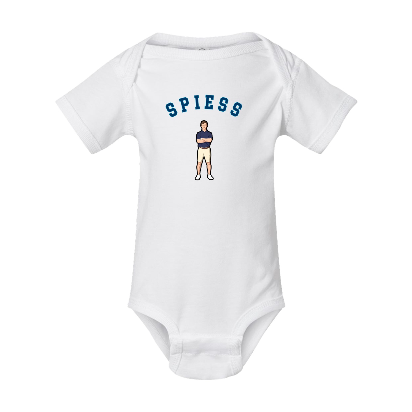 Baby Onesie — Shirsey Arch in White