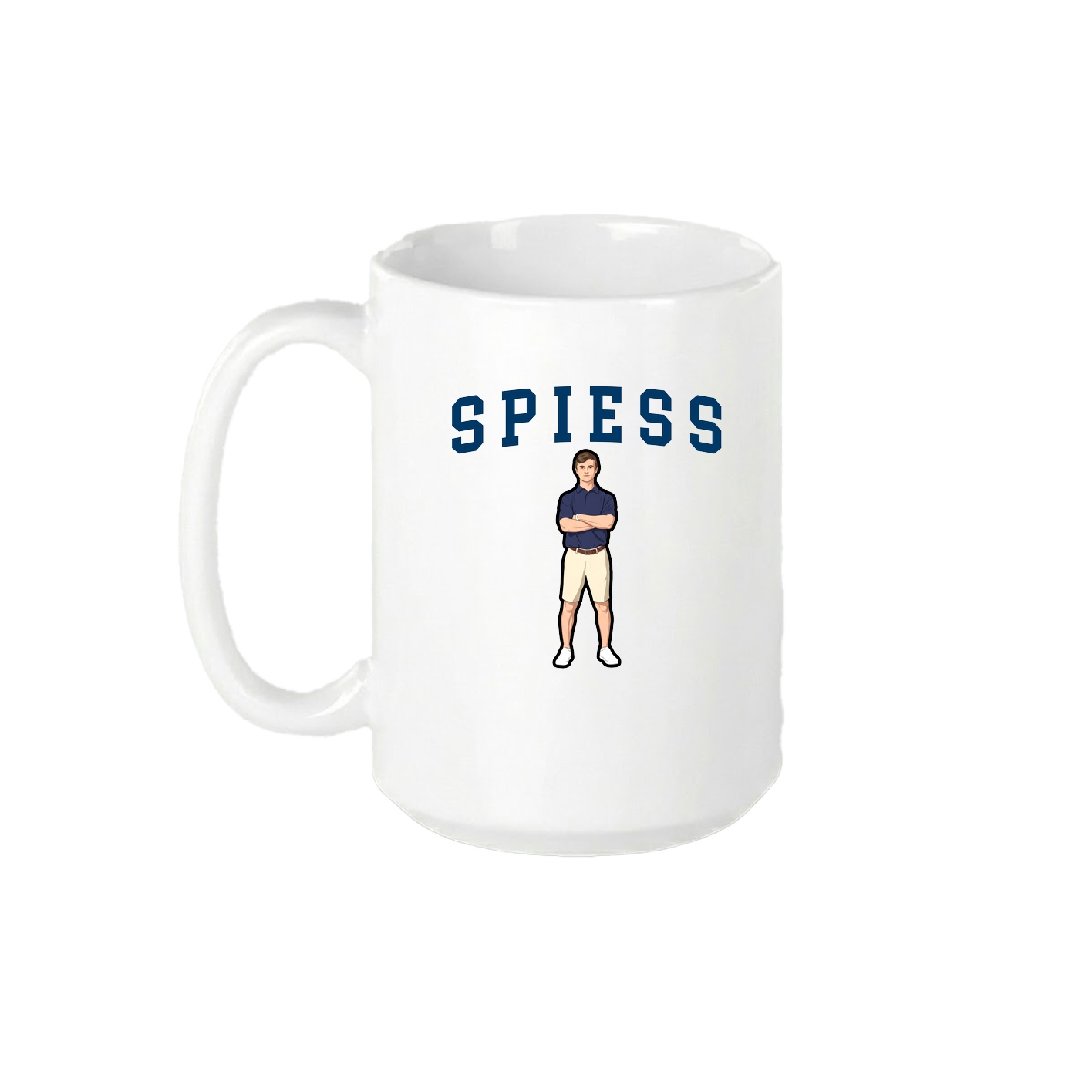 15oz Coffee Mug — Shirsey in White