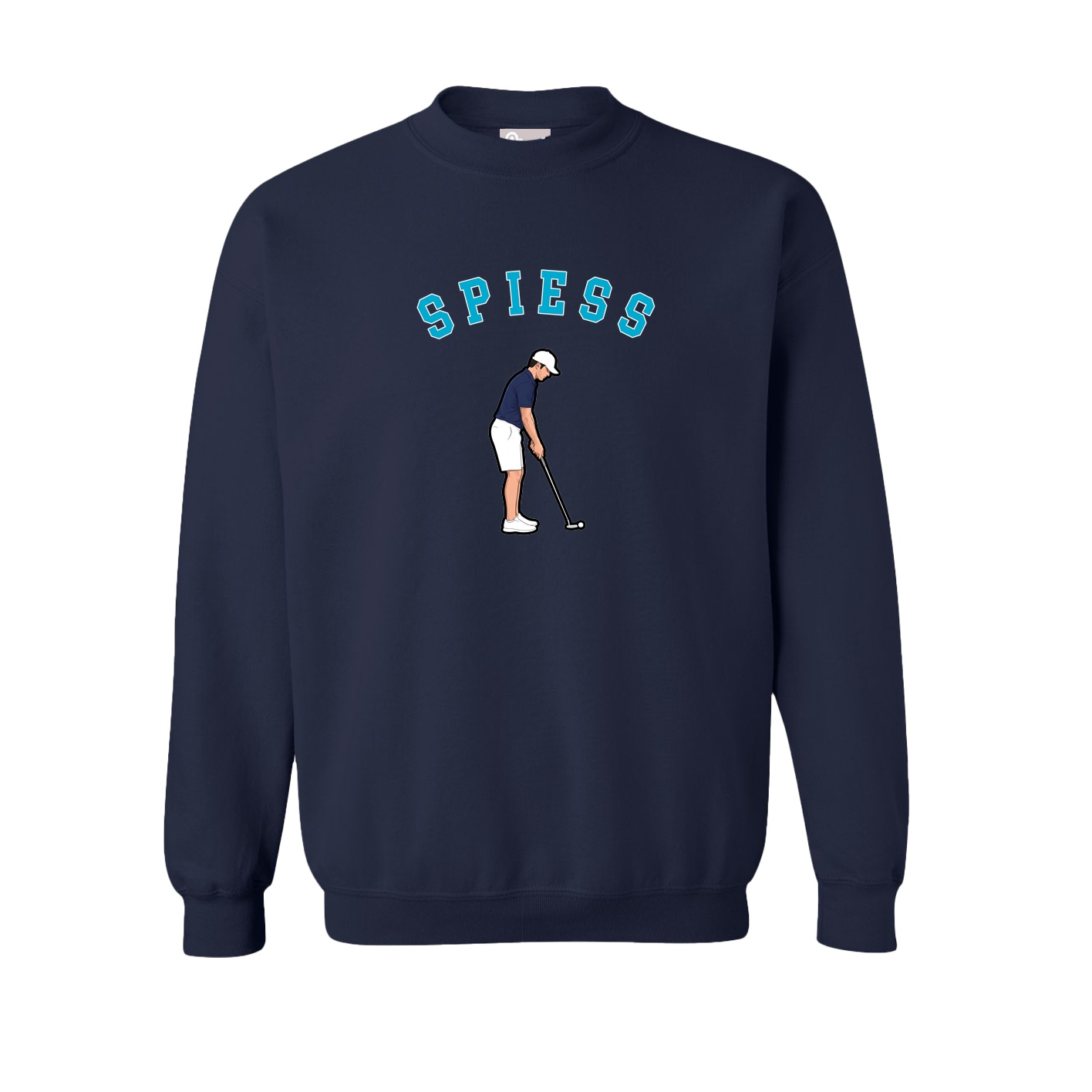Fleece Crew — Shirsey Arch in Navy