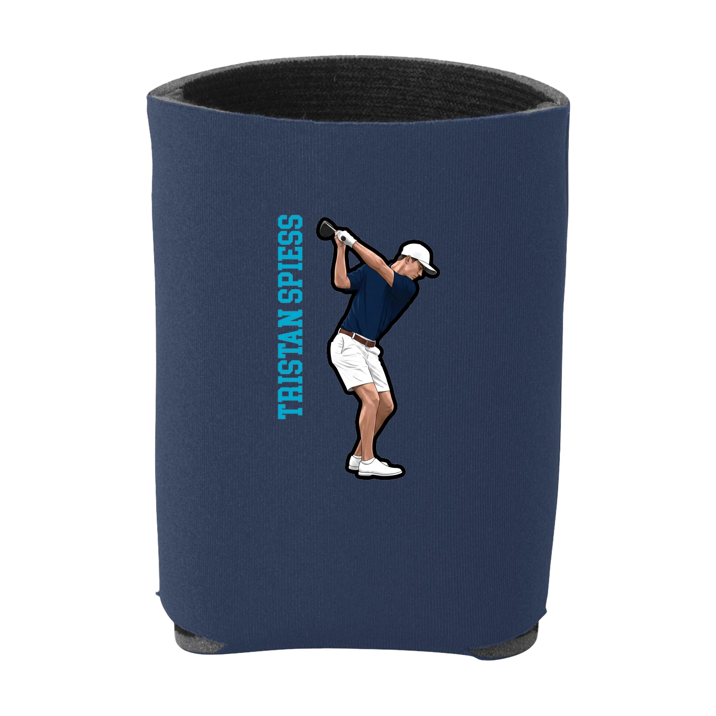 Can Holder — Name Vertical in Navy