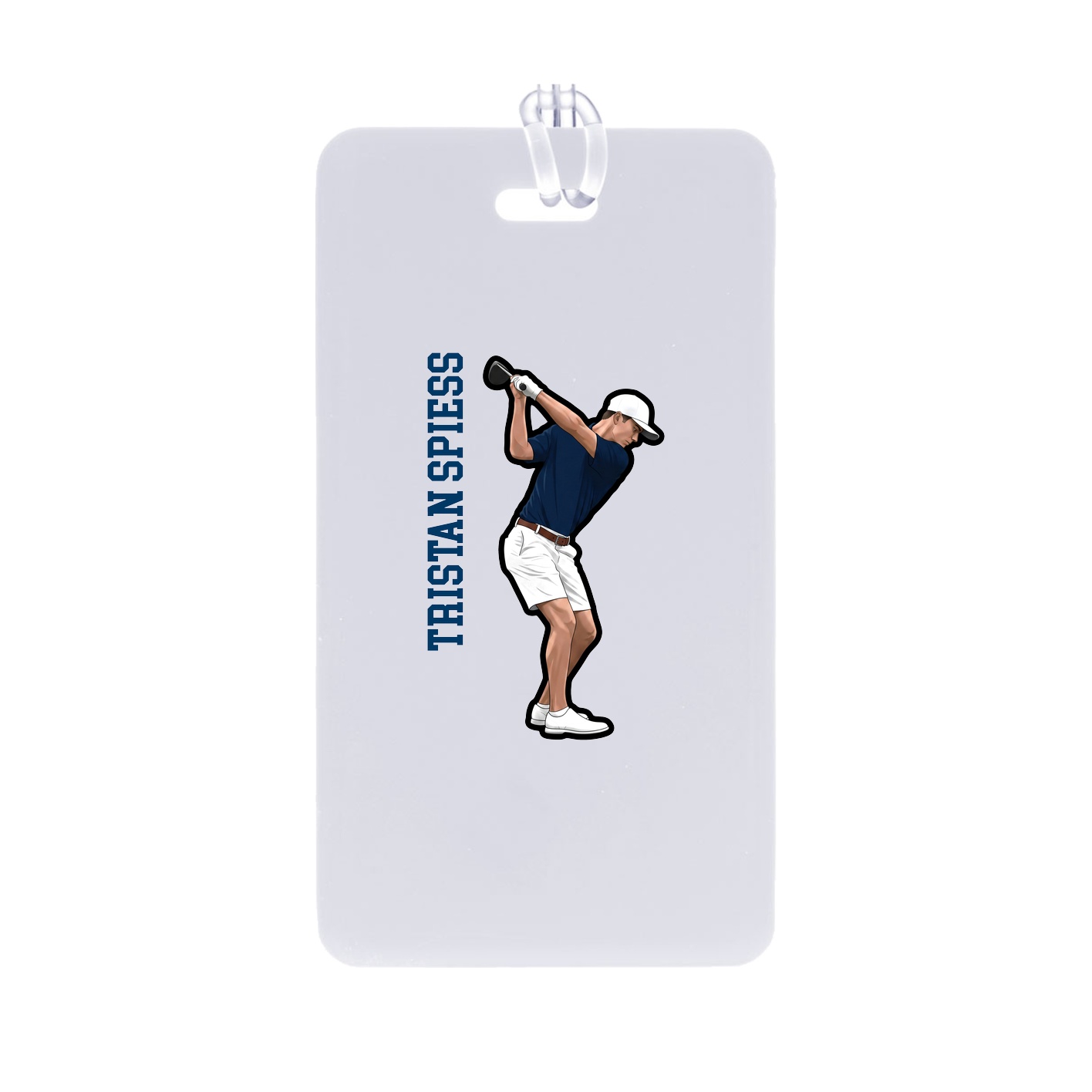 Bag Tag — Name Vertical in Classic