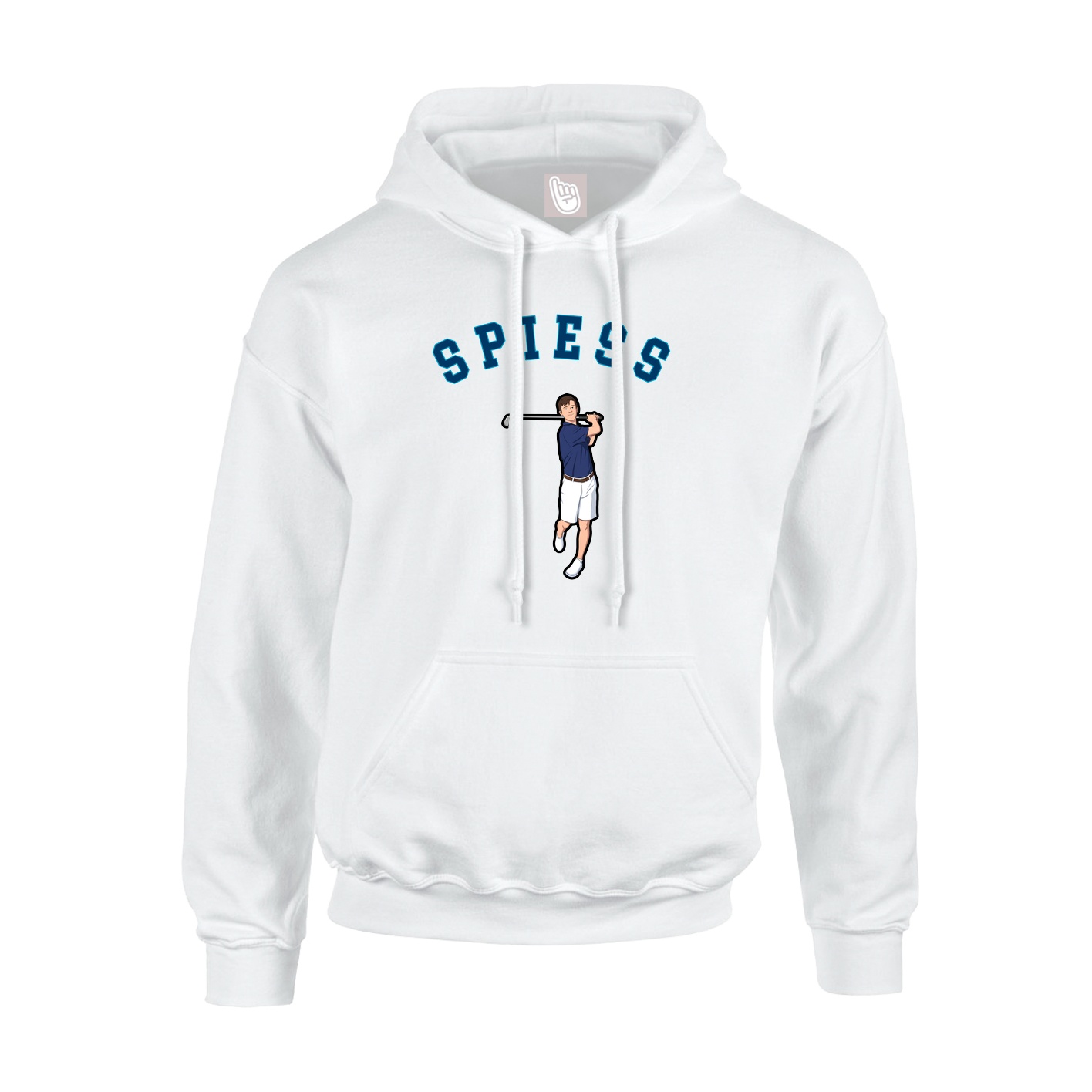 Hoodie — Shirsey Arch in White