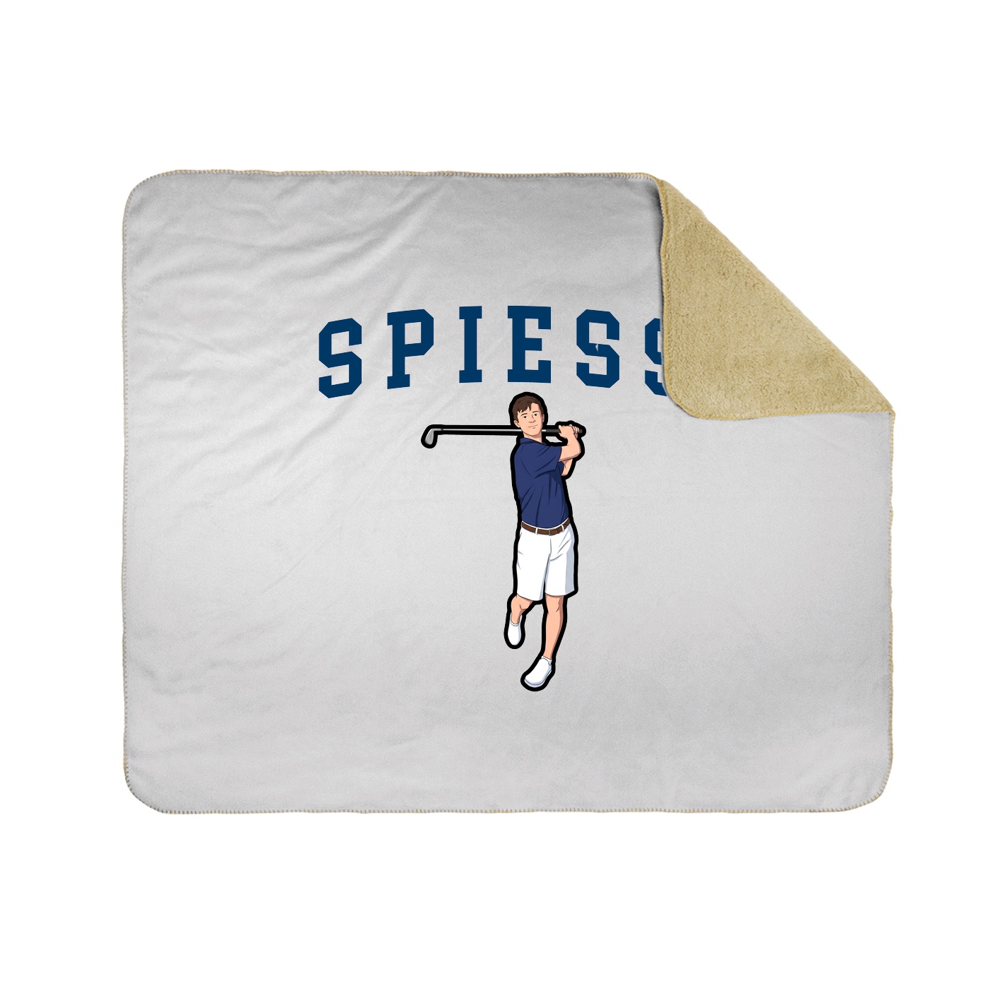 Throw Blanket — Shirsey in White
