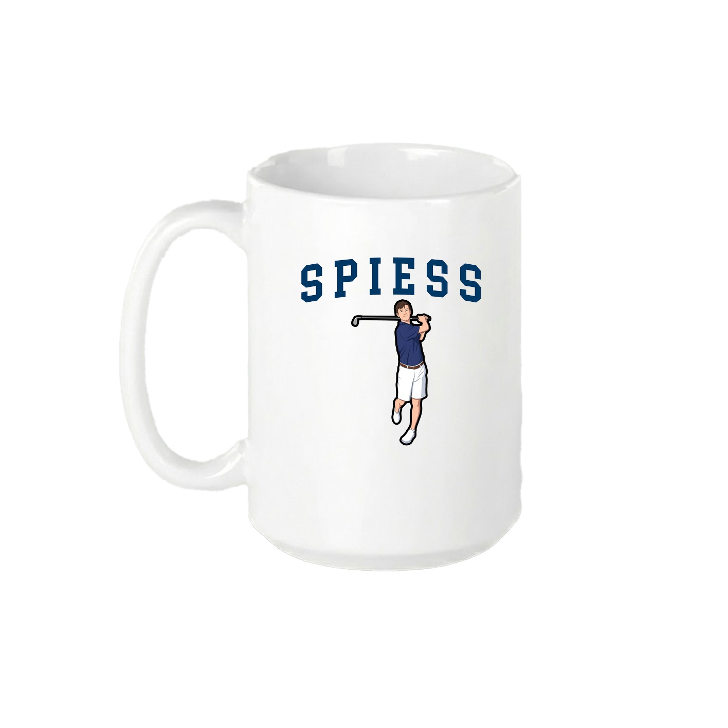 15oz Coffee Mug — Shirsey in White