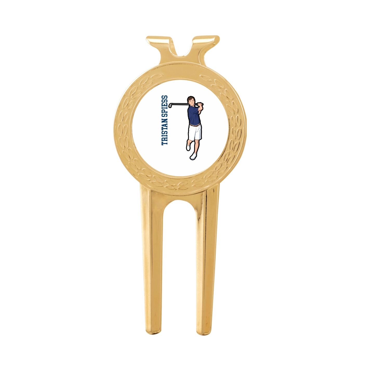 Divot Tool with Ball Marker — Name Vertical in Classic