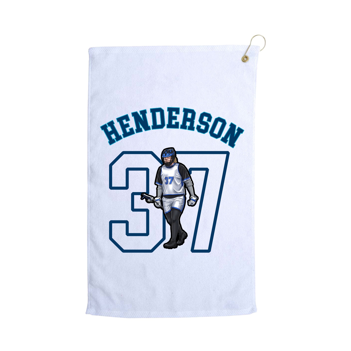 Golf Towel — Shirsey Arch in White