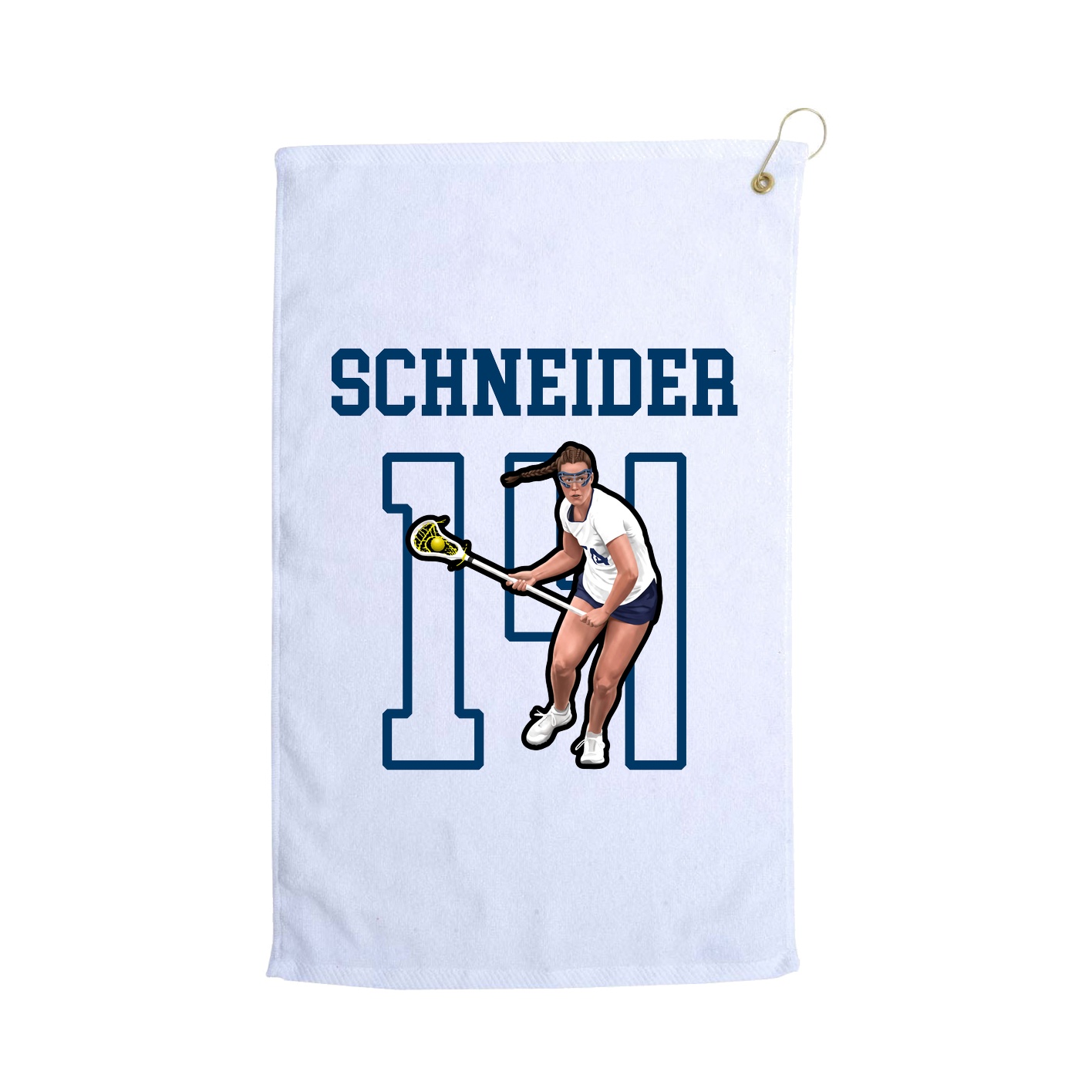 Golf Towel — Shirsey in White