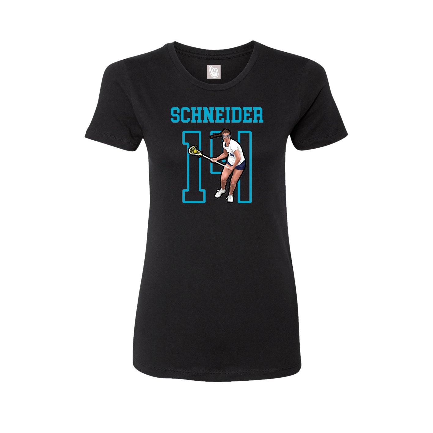 Fitted Women's Tee — Shirsey in Black