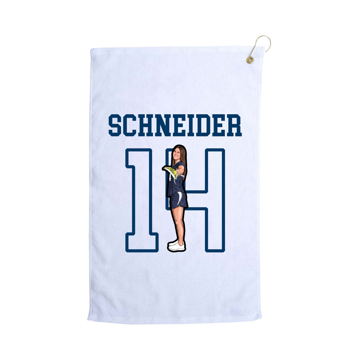 Golf Towel — Shirsey in White