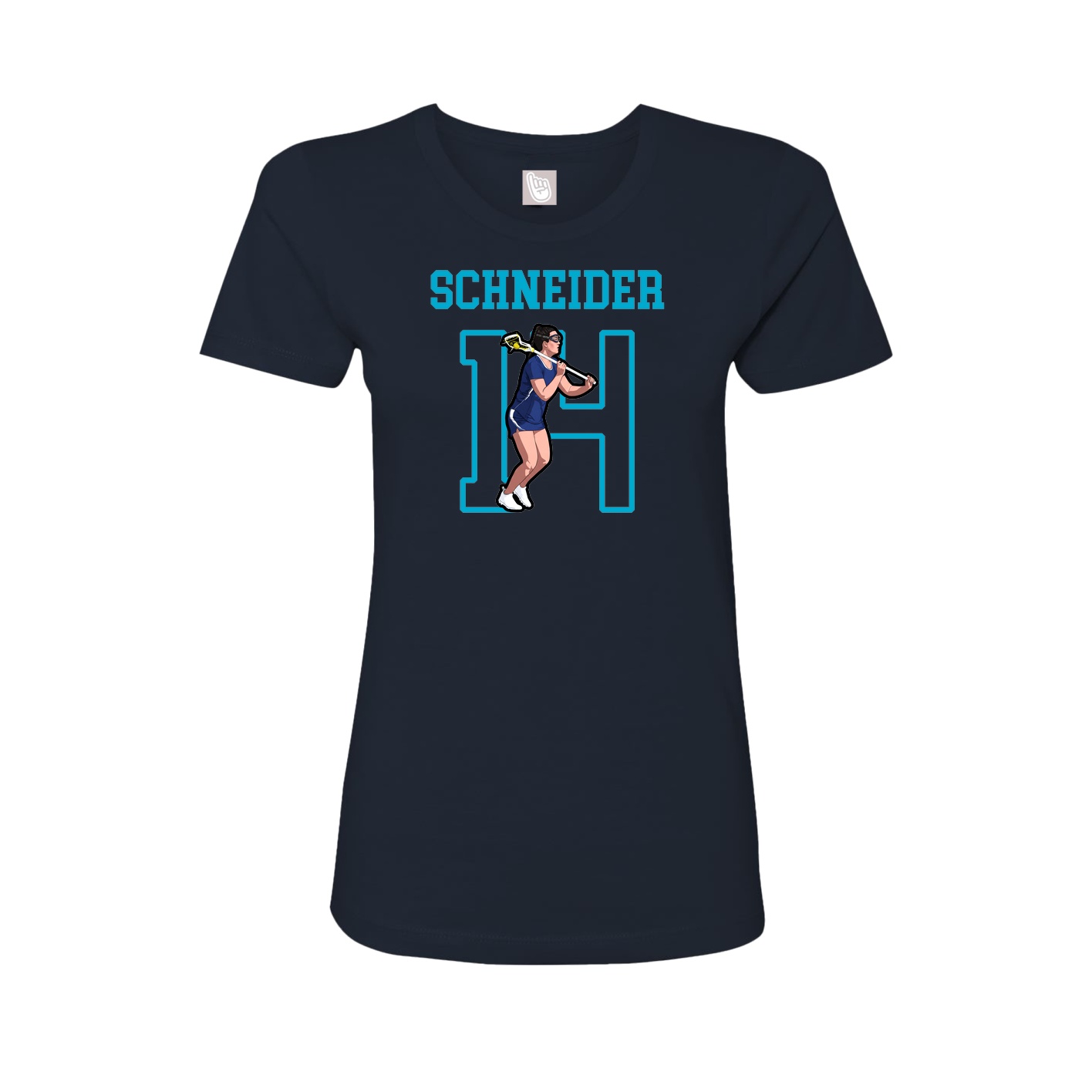 Fitted Women's Tee — Shirsey in Navy