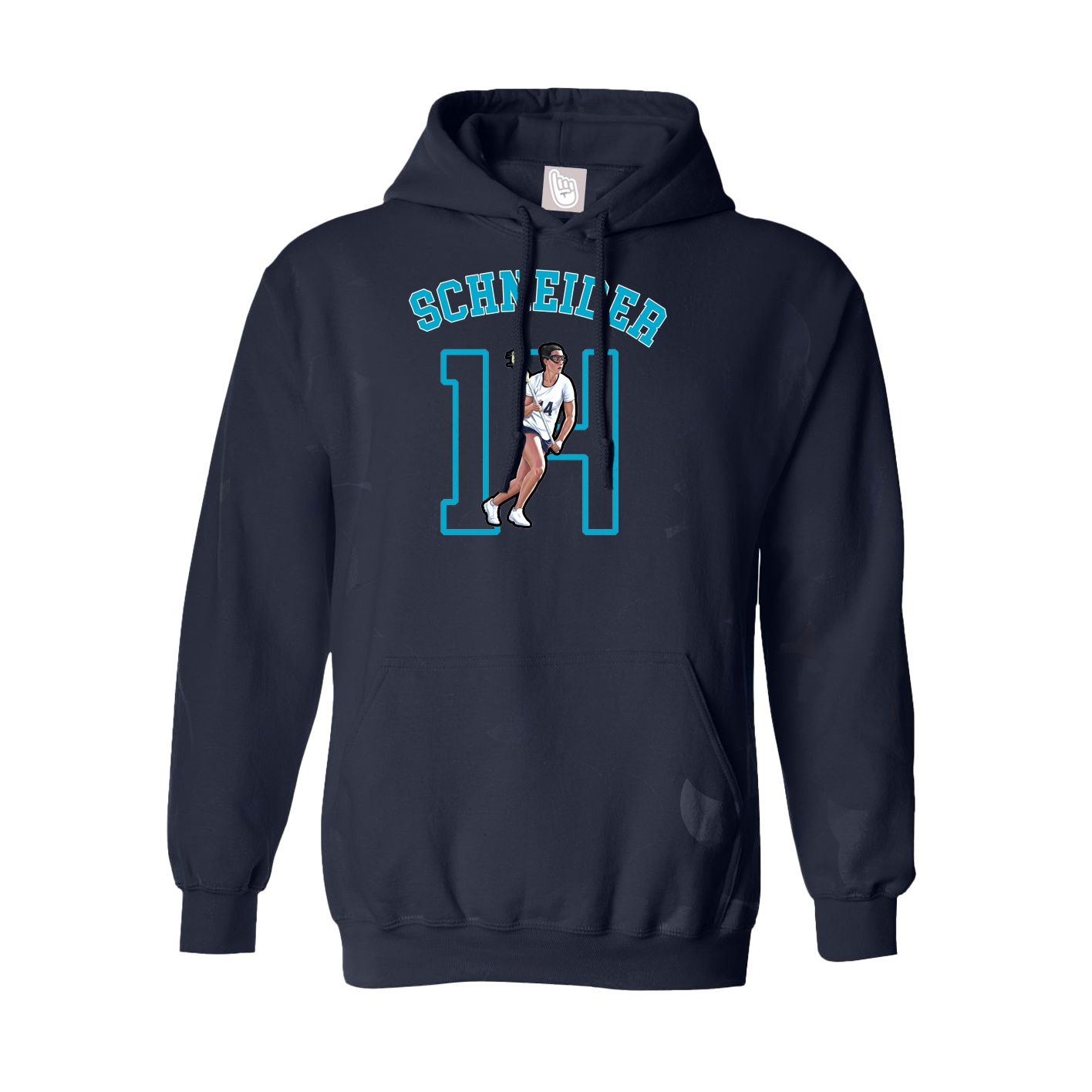 Youth Hoodie — Shirsey Arch in Navy