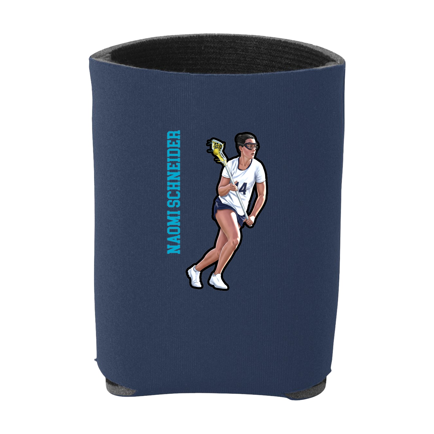 Can Holder — Name Vertical in Navy