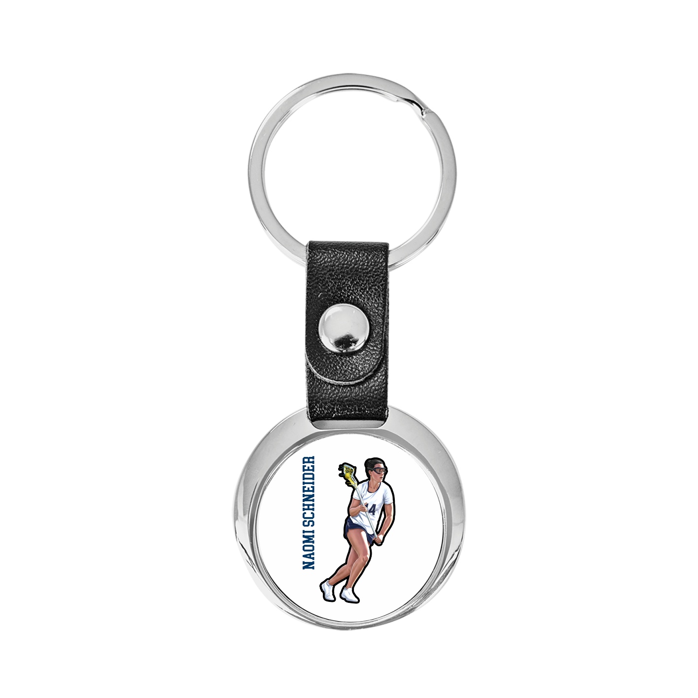 Key Chain — Name Vertical in Classic