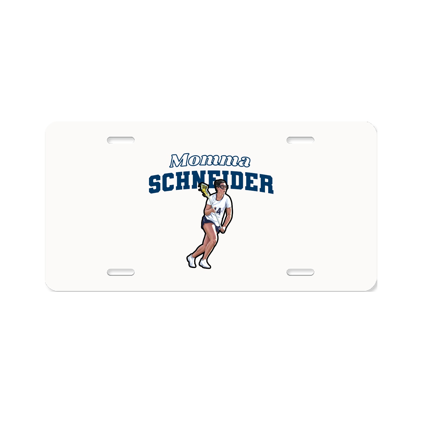 License Plate — Mothers Day Block in Classic